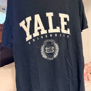 H&M Navy Blue Yale University T-Shirt Dress